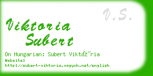 viktoria subert business card